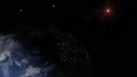 Planet Earth animation Stock Footage 231020435