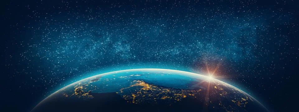 Planet Earth - Asia. Elements of this image furnished by NASA 스톡 일러스트