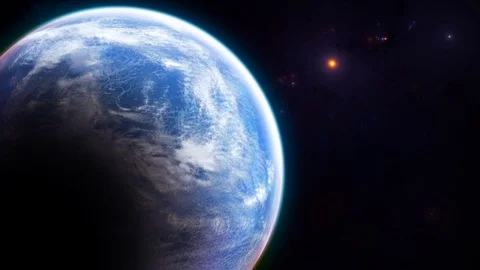 Planet Earth Atmosphere Stock Footage 106341197