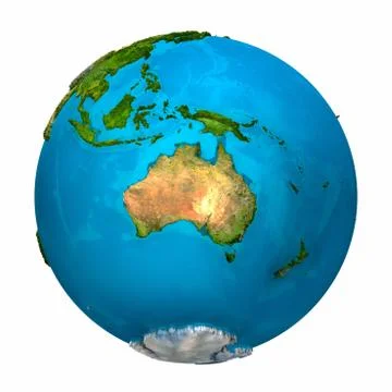 Planet earth - australia Stock-Illustration