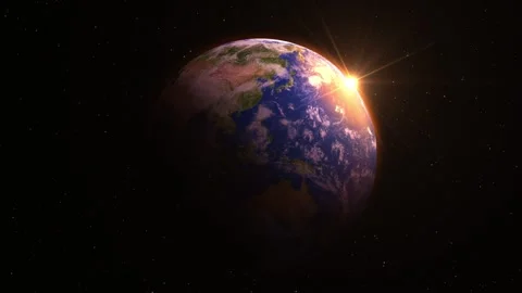 Planet Earth Background spinning globe Stock Footage 236426179