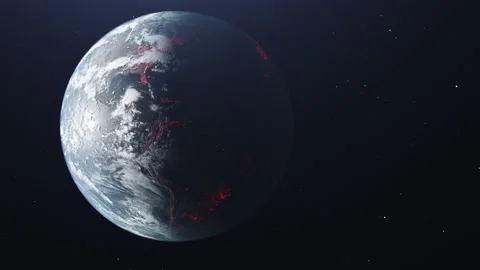 Planet Earth Blue Orb 動画素材 137981871