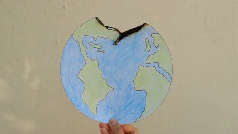 Planet Earth is Burning Stock Footage 204794414