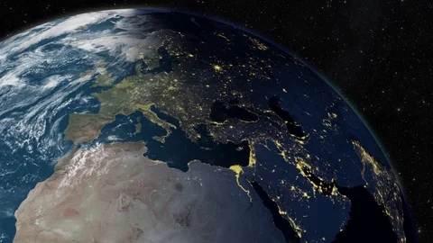 Planet earth close up Stock Footage 91942779