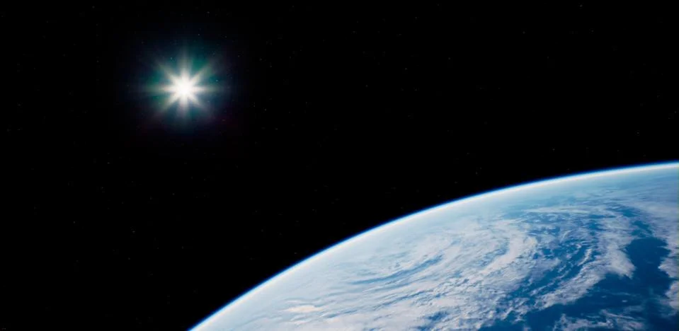 Planet Earth Close up view Stock Illustration