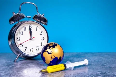 Planet Earth Countdown Stock-Fotos