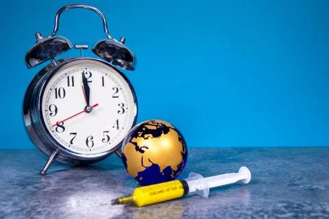 Planet Earth Countdown Stock-Fotos