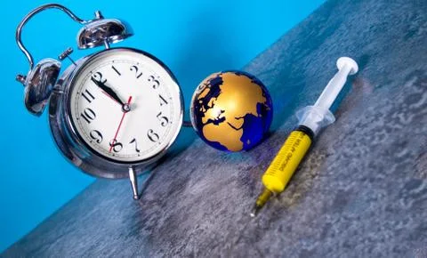 Planet Earth Countdown Foto stock
