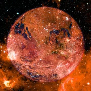 Planet Earth in deep space. Elements of this image furnished by NASA 写真素材