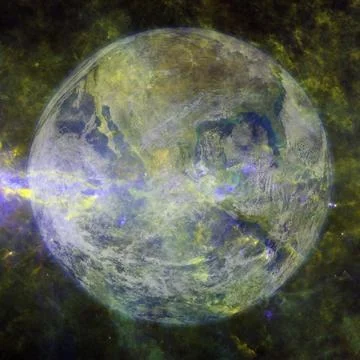 Planet Earth in deep space. Elements of this image furnished by NASA 스톡 사진