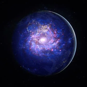 Planet Earth in deep space. Elements of this image furnished by NASA 写真素材