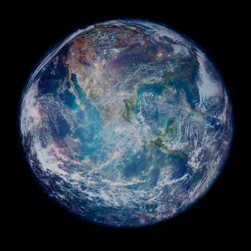 Planet Earth in deep space. Elements of this image furnished by NASA Stock Photos