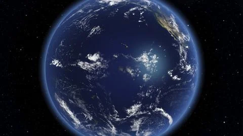 The planet Earth done with NASA textures 3d illustration Stock Illustration