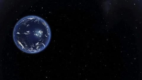 The planet Earth done with NASA textures 3d illustration Stock Illustration
