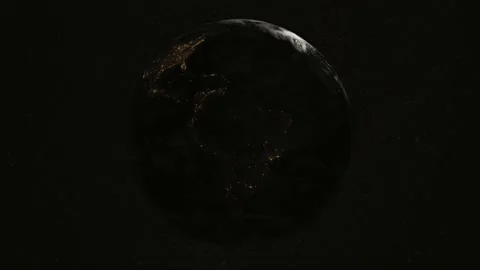 Planet Earth eclipse 4k from outer space 库存影片 234027945