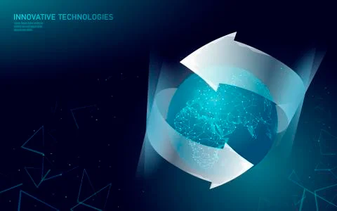 Planet Earth ecological problems solution concept. Nature protection save Stock-Illustration