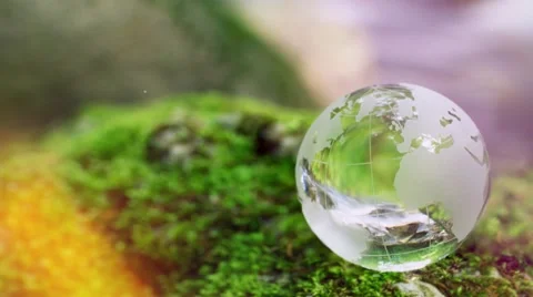 Planet Earth in an environment of nature Stock Footage