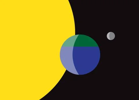 Planet Earth Flag Illustrazione stock