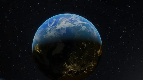 Planet Earth Global Warming No Polar Ice Cap Melted Stock Footage 84957022