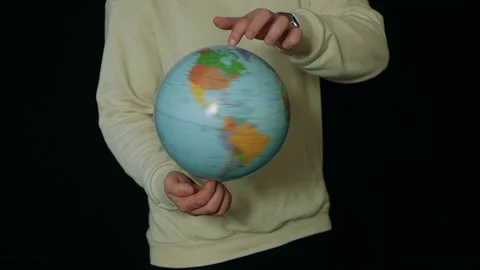 Planet earth globe Stock Footage 230444707