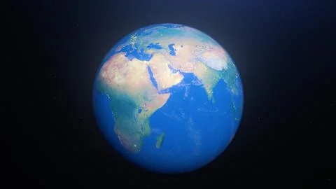 Planet earth globe at night. Highly detailed. Elements of this image furnished  스톡 일러스트