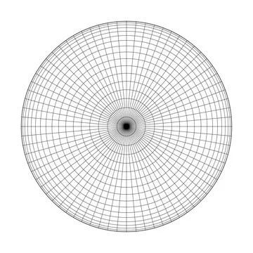 Planet Earth globe thin line grid Stock Illustration