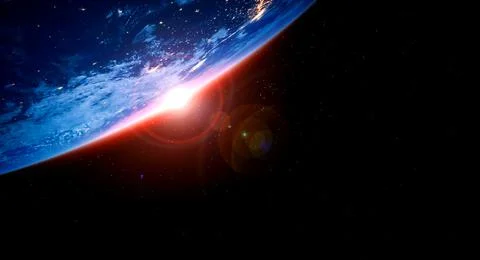 Planet earth globe view from space showing realistic earth surface and world map 스톡 사진