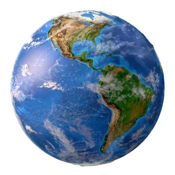 Planet Earth in high resolution Stock Illustration