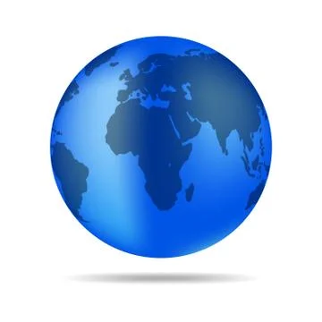 Planet Earth icon. Vector illustration. Stock Illustration