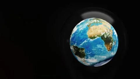 Planet earth inside light bulb, energy and environmental rendering. 4K. Stock Footage 181915666