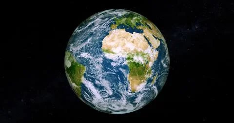 Planet earth isolate on black  background . Illustrazione stock