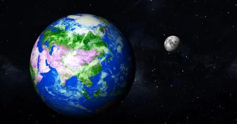 Planet earth isolate on black  background . Illustrazione stock