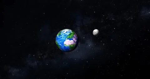 Planet earth isolate on black  background . Illustrazione stock