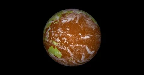 Planet earth isolate on white background . Illustrazione stock