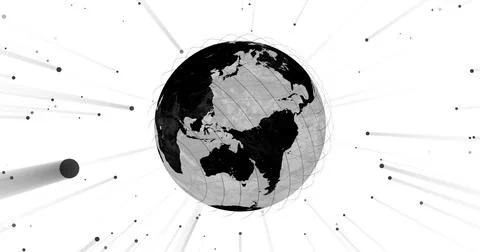 Planet earth isolate on white. Illustrazione stock