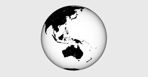 Planet earth isolate on white. Illustrazione stock