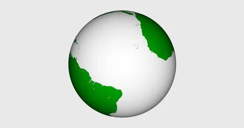 Planet earth isolate on white. Illustrazione stock