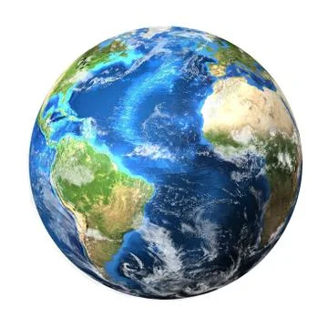 Planet Earth isolated Stock Illustration