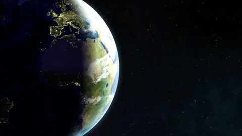 Planet earth light and shadow animation Vidéo 172590025