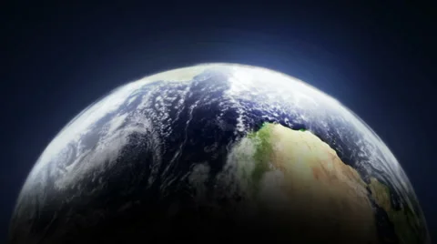 Planet Earth loop side close Stock Footage 40015999