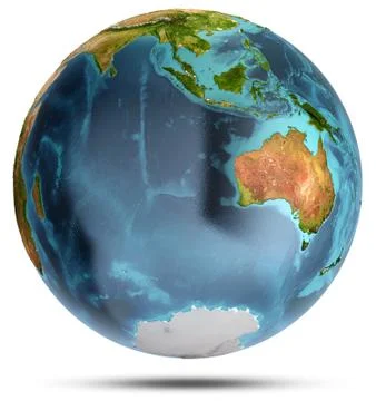 Planet Earth map. 3d rendering イラスト素材