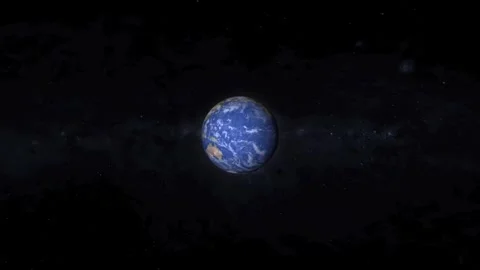 Planet Earth at night 3D rotation  Vídeo Stock 249390514