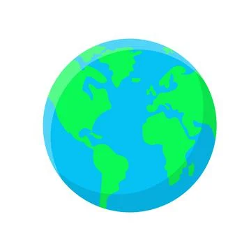Planet earth or world globe Stock Illustration