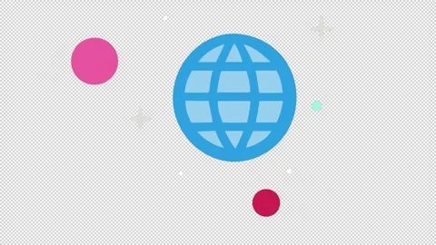 Planet Earth in outer space. Animation of planet Earth in outer space. Cartoon Stock Footage 320661171