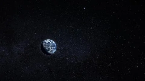 Planet Earth in outer space. Earth view from space. Elements of image furnish Stock Photos