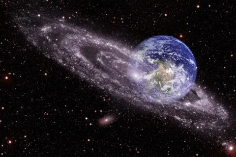 Planet Earth in outer space. Elements of this image furnished by NASA 写真素材