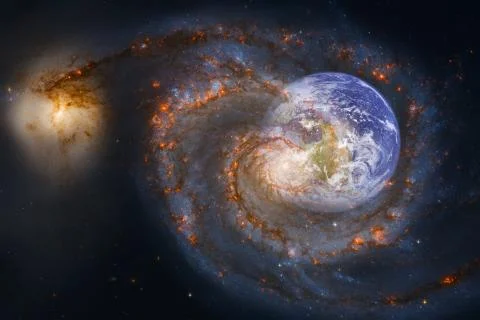 Planet Earth in outer space. Elements of this image furnished by NASA Fotos Stock