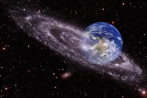 Planet Earth in outer space. Elements of this image furnished by NASA Stock Photos