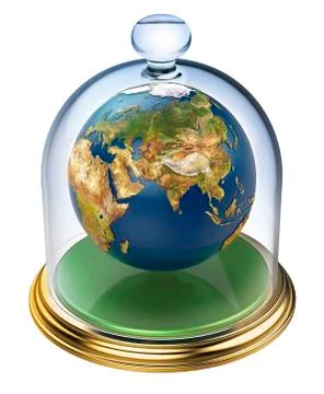 Planet Earth protected Stock Illustration