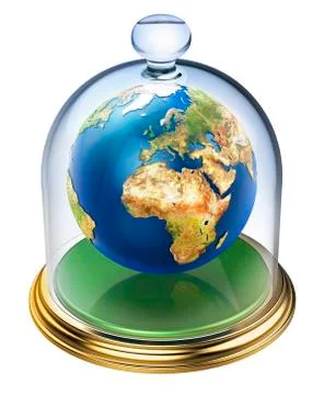 Planet Earth protected Stock Illustration